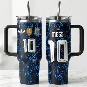 M10 Argentina Away Tumbler Cup 40 oz