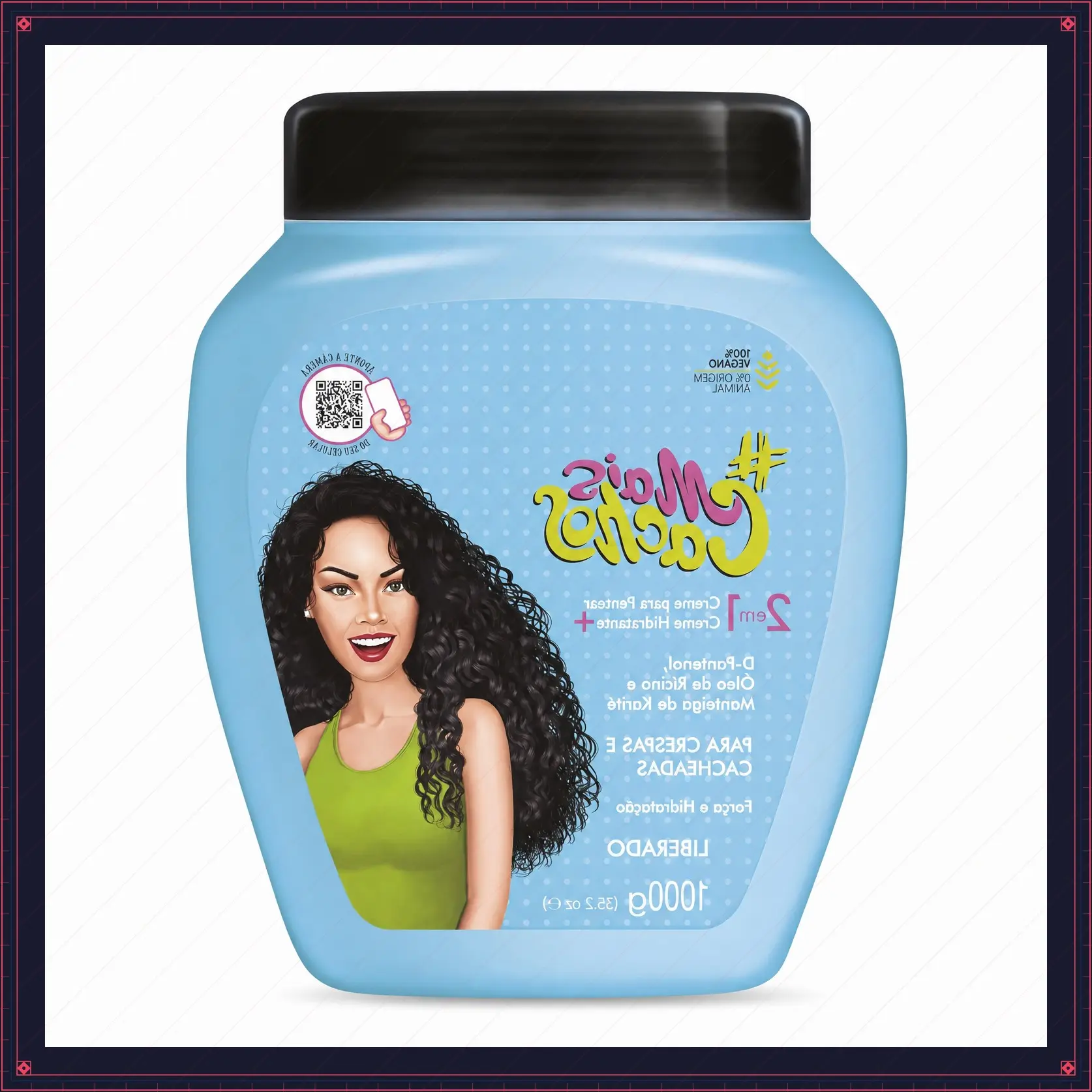 SKALA Hair Type 3ABC Mais Cachos - More Curls Eliminate Anti Frizz, For Curly Hair 2 in 1 Conditioning Treatment Cream and Cream To Comb - 35.2Oz Conditioner Haircare