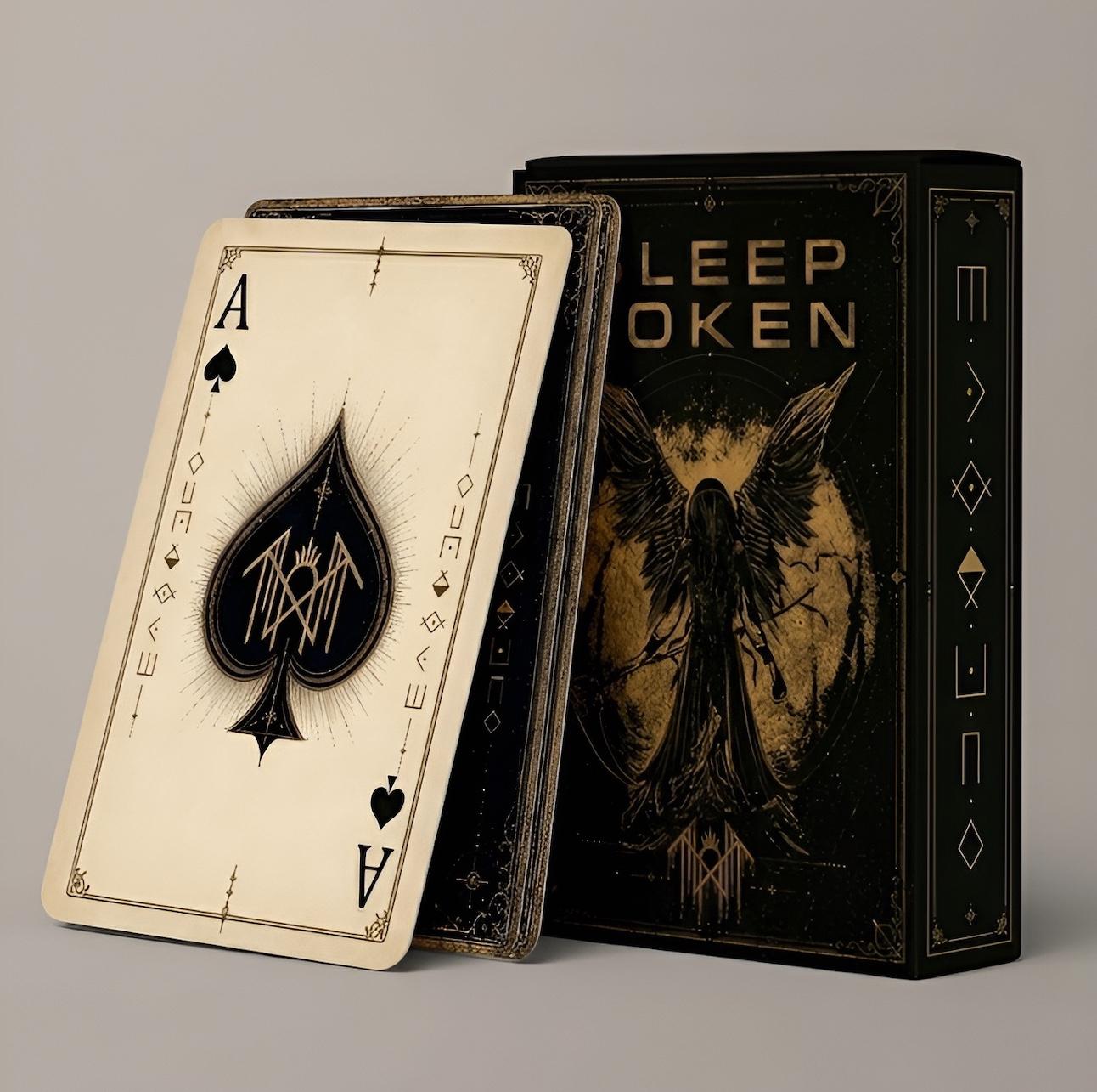Sleep Token Playing Card Deck | Rock Music Band Collectible Poker Card Game | Gothic Fantasy Gift for Gamers and Fans