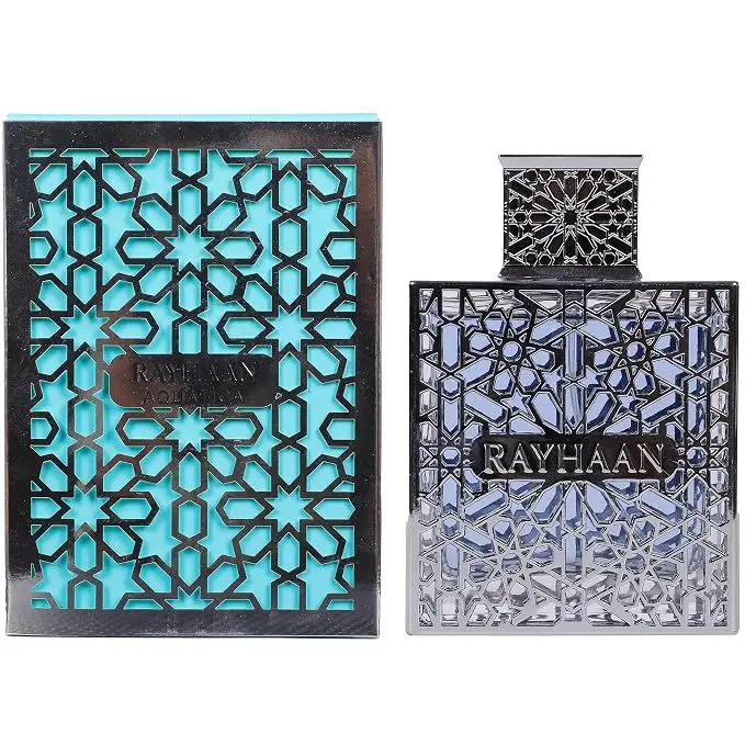 Rayhaan Aquatica Unisex Eau de Parfum Spray - Fresh, Marine, Citrus, Clean Long-Lasting Fragrance, 3.4 oz/100 ml