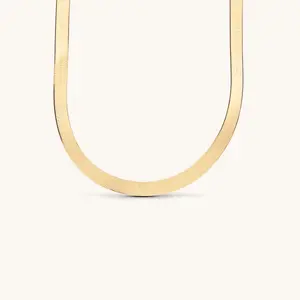 Herringbone Snake Chain Necklace