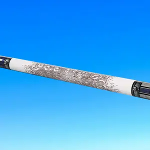 EVO FREEDOM POOL CUE - AZURE FLAME - WHITE LEATHER WRAP