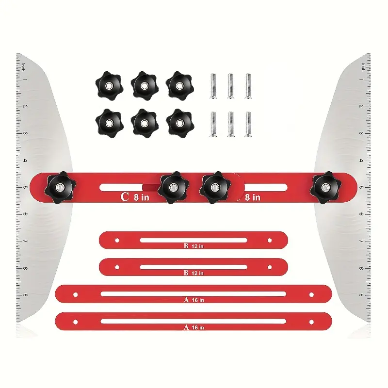 Adjustable metal stair step ruler, Measuring Tools, for Home measuring and cutting stair layouts, ranging from 11 to 152.4 centimeters, achieving stair design with multiple colors, ideal holiday gift