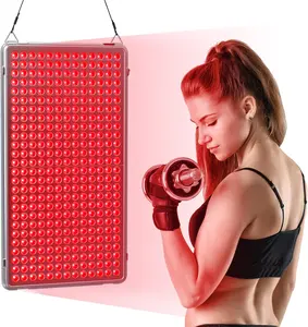 SERFORY Red Light Treatment 338 LED Lamp 660nm Deep Red Beauty & Yoga Lamp for Body & Face Skin Health Anti-Aging Therapy