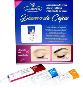 J. Denis Eyebrow Design Kit - Eyebrow Makeup Kit - Natural - 4 Brushes - 30 Applications