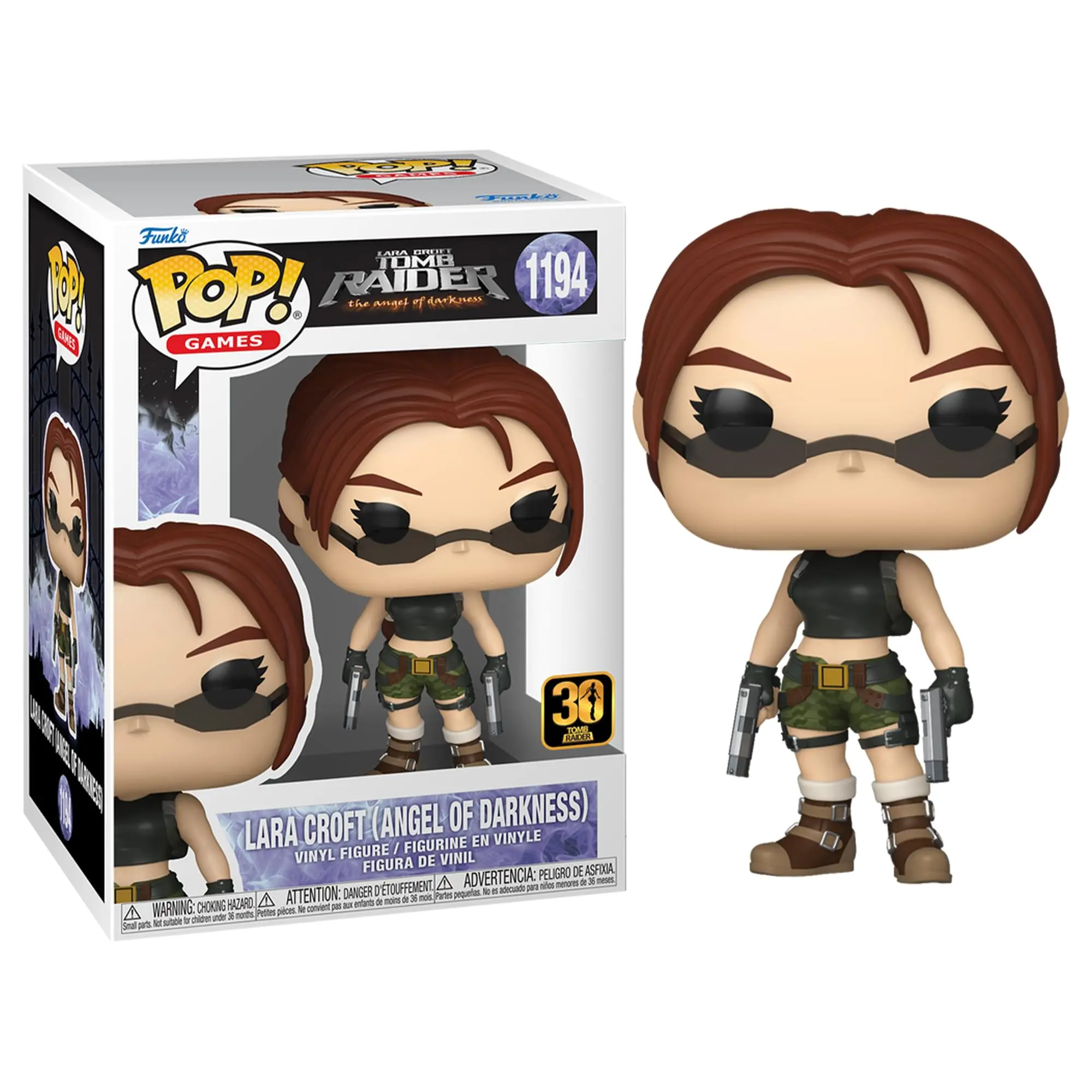 Funko POP Games Tomb Raider: Angel Of Darkness Lara Croft Collectible Toy, Vinyl Figure, Age 12+