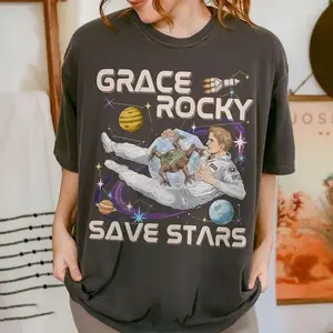 Grace Rocky Save Stars Project Hail Mary Shirt, Rocky Inspired Sci Fi Tee, Bookish Comfort Colors Shirt