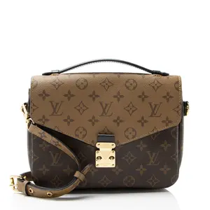 Pre-owned Louis Vuitton Leather Crossbody Bags Reverse Monogram Pochette Metis Shoulder Bag