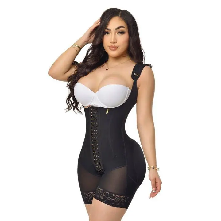 Guitarra Deluxe 5095 Body Faja Extreme Compression Faja Corset for Women with Built-in Waist Trainer & Adjustable Straps Made in Colombia