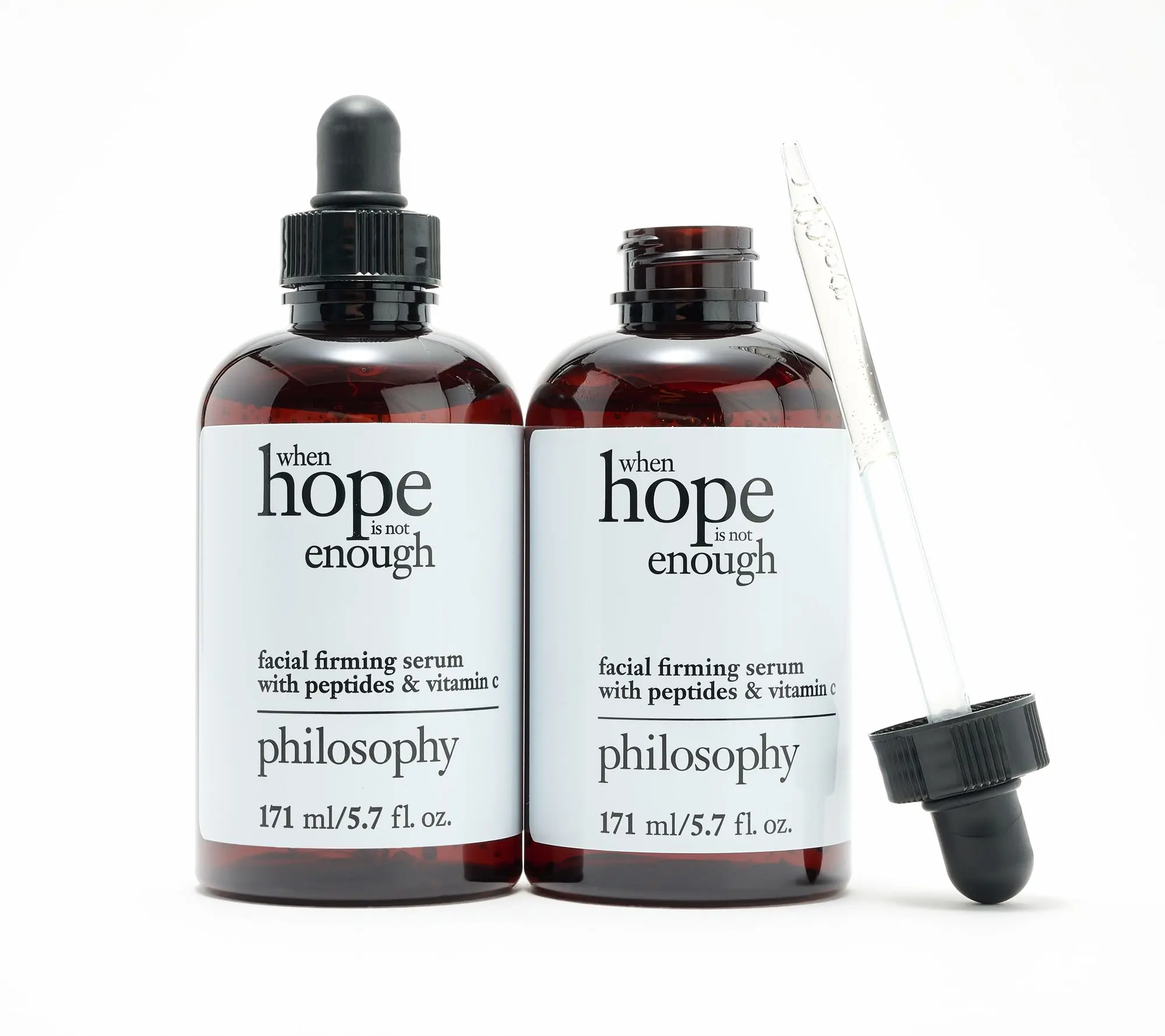 philosophy when hope is not enough facial firming 5.7oz serum duo philosophy when hope is not enough facial firming 5.7oz serum duo