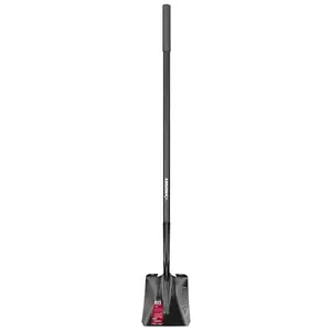 47 in. L Fiberglass Handle Carbon Steel Transfer Shovel with Grip
