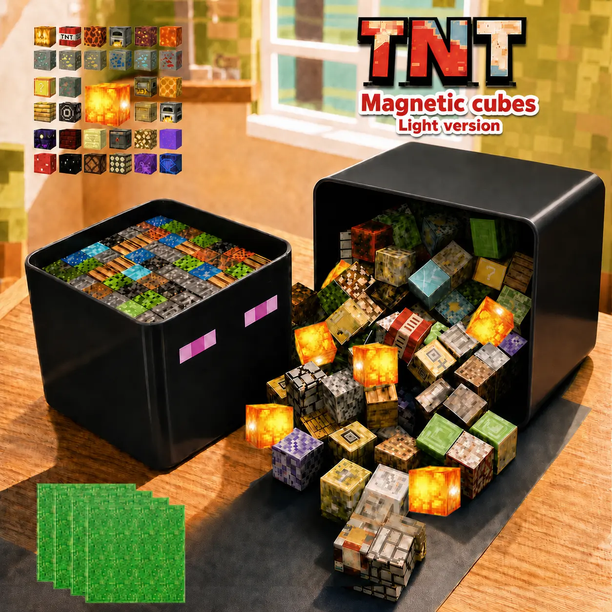 250PCS Magnetic Cubes Building Blocks Set - DIY Building Model STEM Kit, No-Snap Magnetic Building Toy for Girls & Building Toy Lovers, Screen-Free Creative Play Birthday Gift for Ages 6+