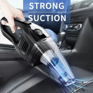 Handheld Vacuum Cordless, 5000PA Strong Suction Hand Held Car Vacuum Cleaner, Portable Hand Vacuum Rechargeable with Multi-Nozzles for Home, Car, Office, Pets
