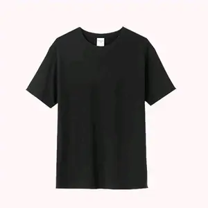 3 Pack Sublimation Polyester Black T-Shirt with O-Neck and Short Sleeves - Perfect for Customization.
