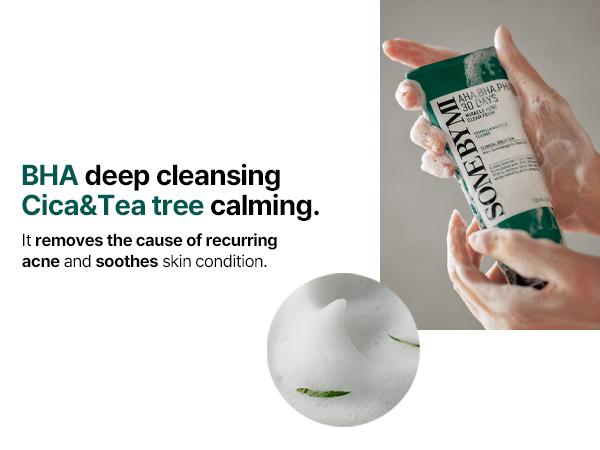 [SOME BY MI] Korean AHA-BHA-PHA Toner&Cleanser Set - Acne Clear Body Cleanser+Foam+Toner - Korean Skincare for Clear Pores & Acne Relief