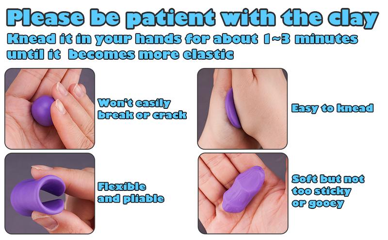 Tomorotec 100PCS Polymer Clay Value Pack in Bulk Small Blocks Starter Kit with Tools for Sculpting - DIY Clay for Kids air dry  clay