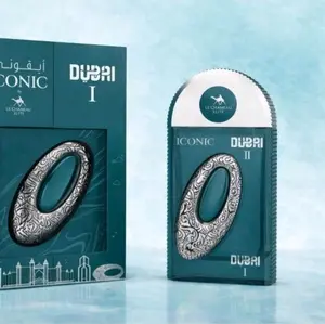 DUBAI I.....ICONIC by LE CHAMEAU 100ml edp  HEART NOTES  SEA NOTES, SALT, YLANG-YLANG AND ORANGE BLOSSOM  DUBAl     BASE NOTES  AMBERGRIS, ALGAE,  WHITE MUSK, OAKMOSS