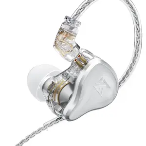 KZ ZAS 7BA+1DD in Ear Monitor Headphones, Wired Earbuds 8 Hybrid Drivers HiFi Deep Bass Sound Isolating Earphone Clear Sound Secure Fit 8 Core Durable Cable Professional IEM (Without Mic, Black)