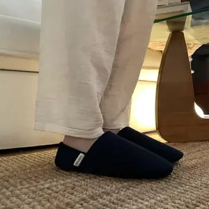 xixitiao Slippers for Women & Men Plush Home Slides Warm All Seasons Indoor Outdoor Comfort Walking Shoes Linen Footwear