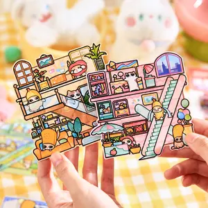 12 Sheets PVC Stickers Per Bag, 4 Styles X 3 Sheets, Decorative Wall Decals for Home & Office Use, Durable Living Room Series, Art Decals for Walls