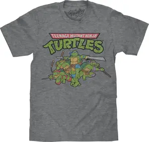 Teenage Mutant Ninja Turtles T-Shirts - Graphite Heather
