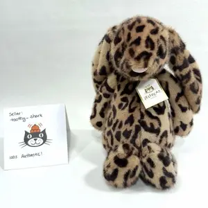 Jellycat Cobblehop Leopard Bunny Plush Exclusive NWT Toy Doll Soft Stuffed Gifts With Dust Bag