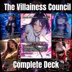 The Villainess Council MTG Complete Commander Deck Proxy  100 Cards | EDH Deck