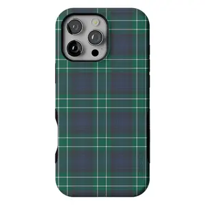 Dark Plaid | Kitty and Vibe Holiday Case