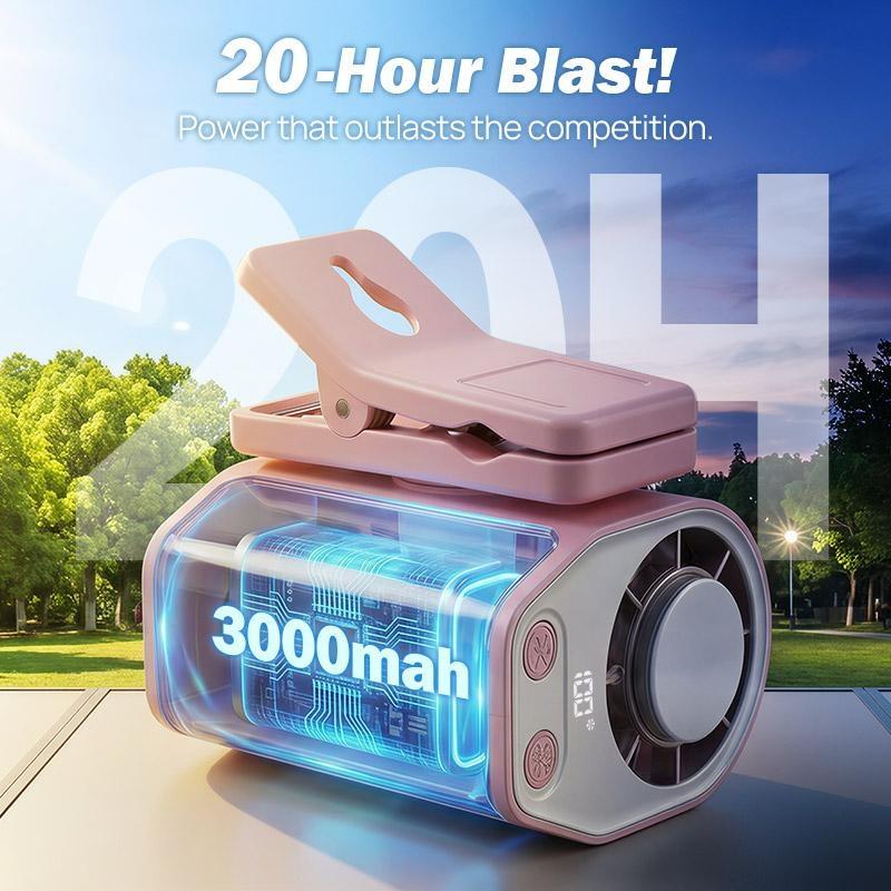 【Summer Survivals 】Joytutus Car Clip-On Fan, Car Accessories, Portable Fan with LED Display, 360° Rotation, 100-Speed Stepless Adjustment, USB-Rechargeable Charging Button , Cars Accessories 【Summer Survivals 】Joytutus Car Clip-On Fan, Car Accessories, Portable Fan with LED Display, 360° Rotation, 100-Speed Stepless Adjustment, USB-Rechargeable Charging Button , Cars Accessories