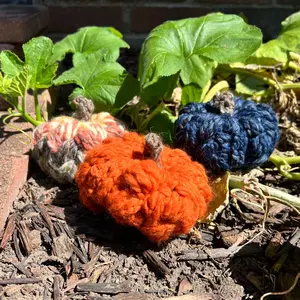 Crochet Decorative Pumpkin - Perfect for Autumn Decor