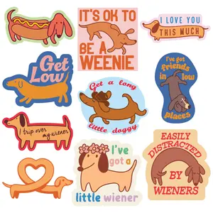 Dachshund Sticker Extra Large Stickers for Adults Funny Adhesives with Memes Funny Stickers with Colorful Graphic Decals Funny Dog Multi Dachshund Sticker Extra Large Stickers for Adults Funny Adhesives with Memes Funny Stickers with Colorful Graphic Decals Funny Dog Multi