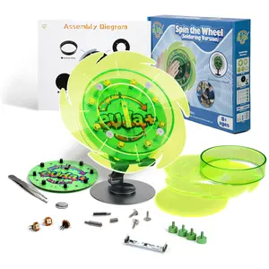 STEM Assembly Spin the Wheel Kit for Kids & Teens with Senses Motion Sensor, Random Number Generator, Buzzer & Plexiglas Design