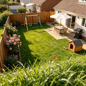 Grass Seed Mat with Fine Texture, Quick-Grow Lawn Solution for Year-Round Green, Dog Patches & Shade – Just Roll, Water & Grow, Natural Grass Seed