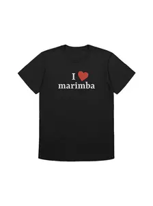 I <3 marimba | short sleeve gildan t-shirt