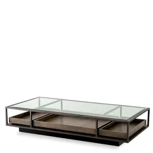 Eichholtz Timeless Minimalist Contemporary Rectangle Coffee Table