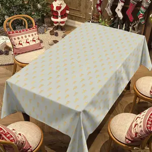 Rectangular Christmas Tablecloth, Small Christmas Tree Table Decor, New Year Party and Dinner Decoration, Best Christmas Gift