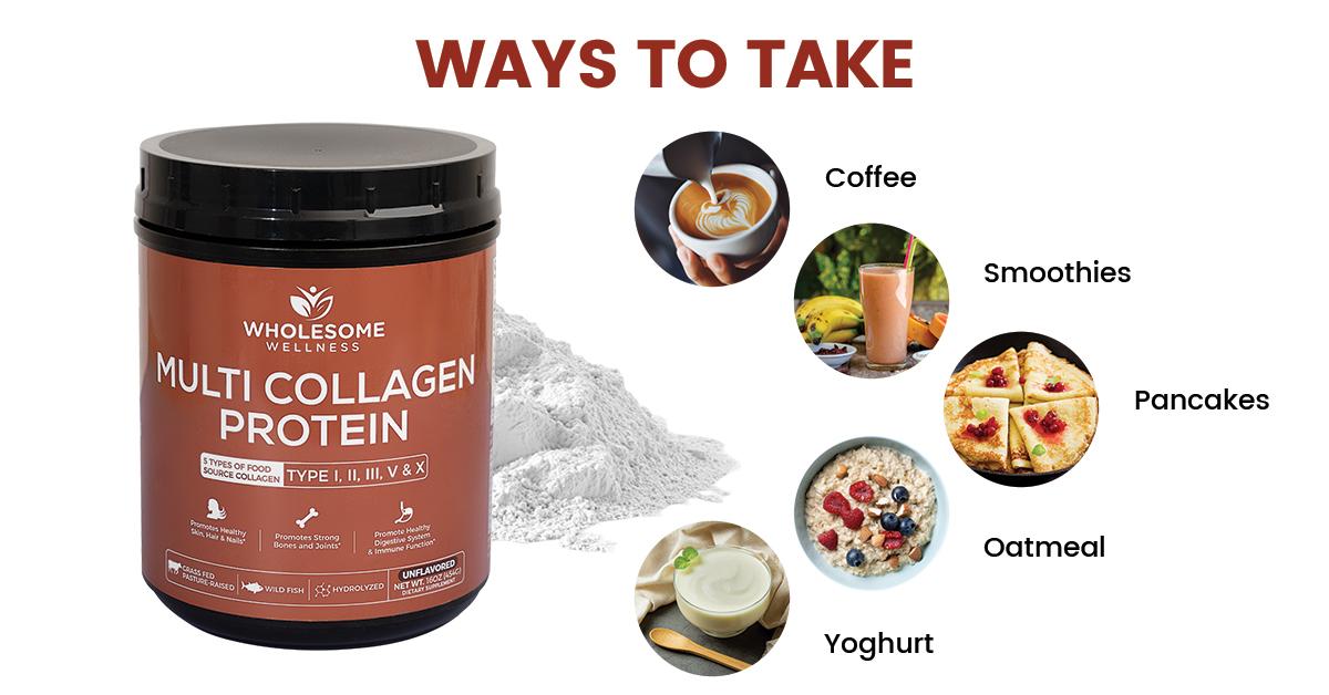 Multi Collagen Protein Powder Hydrolyzed (Type I II III V X) Grass-Fed All-in-One Super Bone Broth + Collagen Peptides - Premium Blend of Grass-Fed Beef, Chicken, Wild Fish, Eggshell Collagen