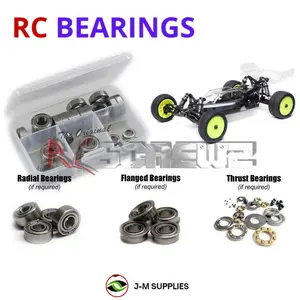 RCScrewZ Metal Shielded Bearing Kit los136b for Losi Mini-B 2S Pro Roller 1/16 Electric 2WD Off-Road Buggy (LOS01025) | SET