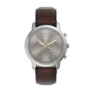 Fossil Men's Neutra Chronograph Brown Leather Watch
