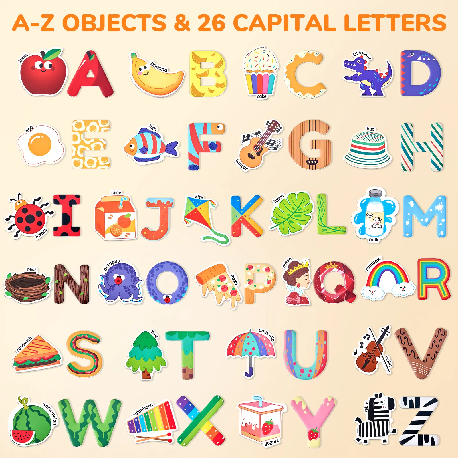 Objects + Letters