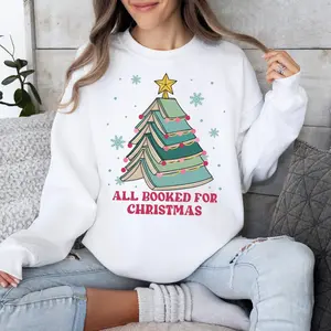 All Booked for Christmas Sweatshirt