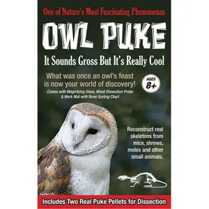 Tedco Toys  Owl Puke, Skeleton, Ages 8+