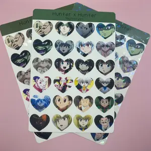 HunterHunter Anime Heart Sticker Sheet