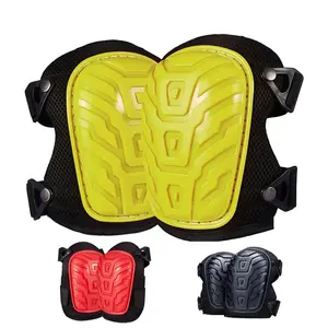 Professional Knee Pads for Work Gardening & Construction Gear Double Straps and Adjustable Clips  Industrial Heavy Duty Tactical