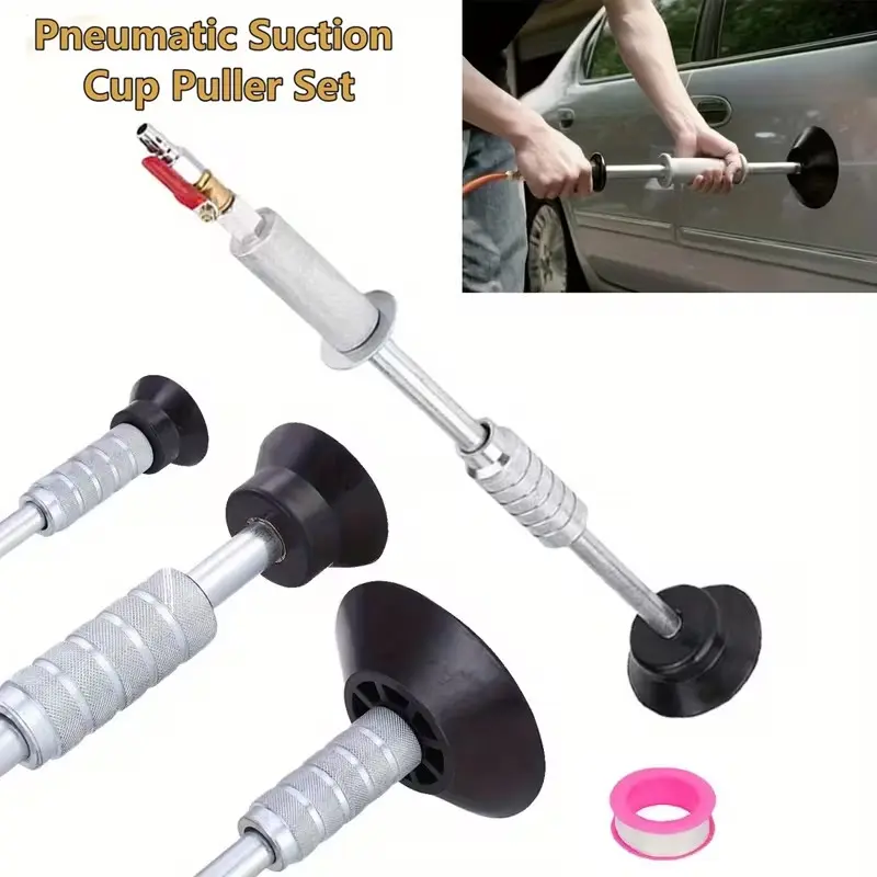 Car Dent Repair Suction Tool Kit, Auto Repair Supplies, Includes 3 Suction Cups (large/medium/small), Manual Tool for Car, Refrigerator, Motorcycle Body Dent Removal, Car Dent Remover