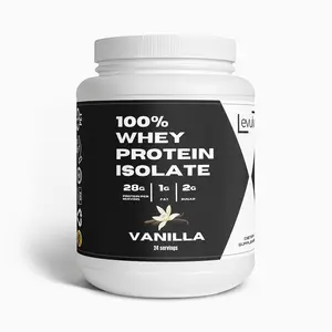 EVULV 100% Whey Protein Isolate | Vanilla Flavor | 22g Protein | 24 Servings