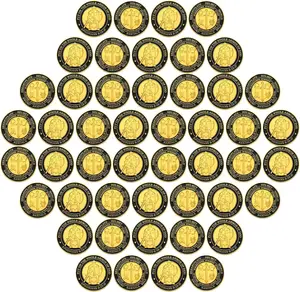 24/48 Pcs Put on The Whole Armor of God Coins Christian Challenge Coin Souvenirs Prayer Commemorative Gift Round Gold Mental Gift for Christian Religious Church Party Prayers Men Women
