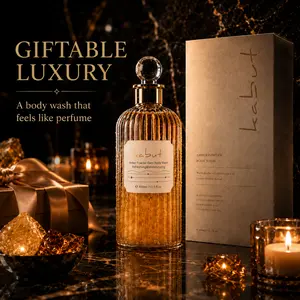 Kabut Amber Powder Gem Refreshing Moisturizing Amino Acid Soothing & Nourishing Fragrance Body Wash Aroma Hydrating Moisture Scent Daily Silky Pearl body wash