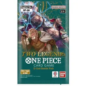 Bandai Namco One Piece Card Game OP-08 Two Legends Booster Pack Secret 12-Card Pack