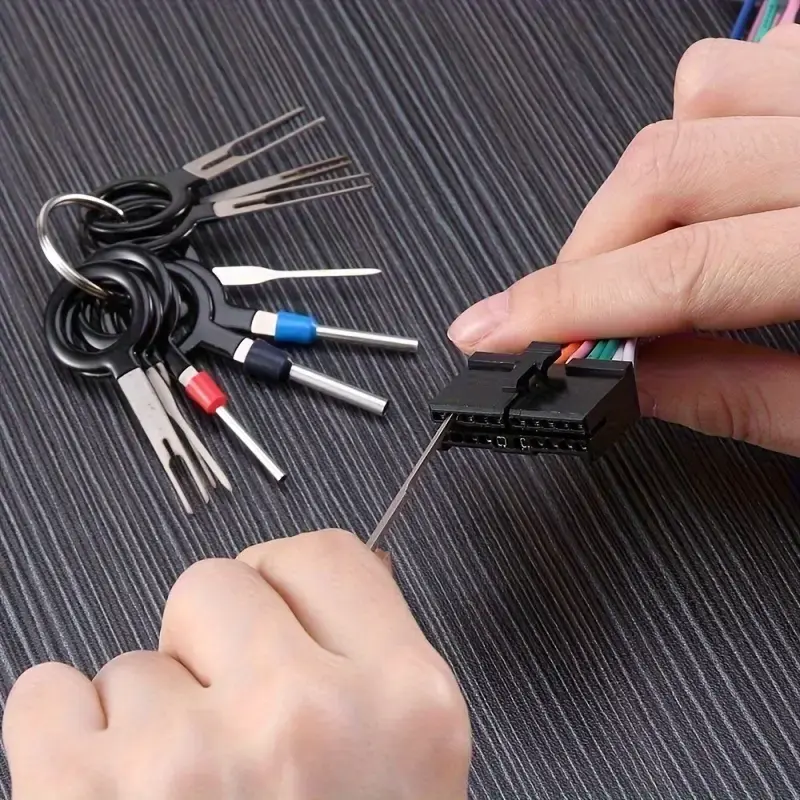 41-Piece Automotive Wire Harness Connector Retractor & Unlocking Tool Set, Automotive Maintenance & Car Repair Tools for Cable Plug Handling, Automotive Maintenance Tools